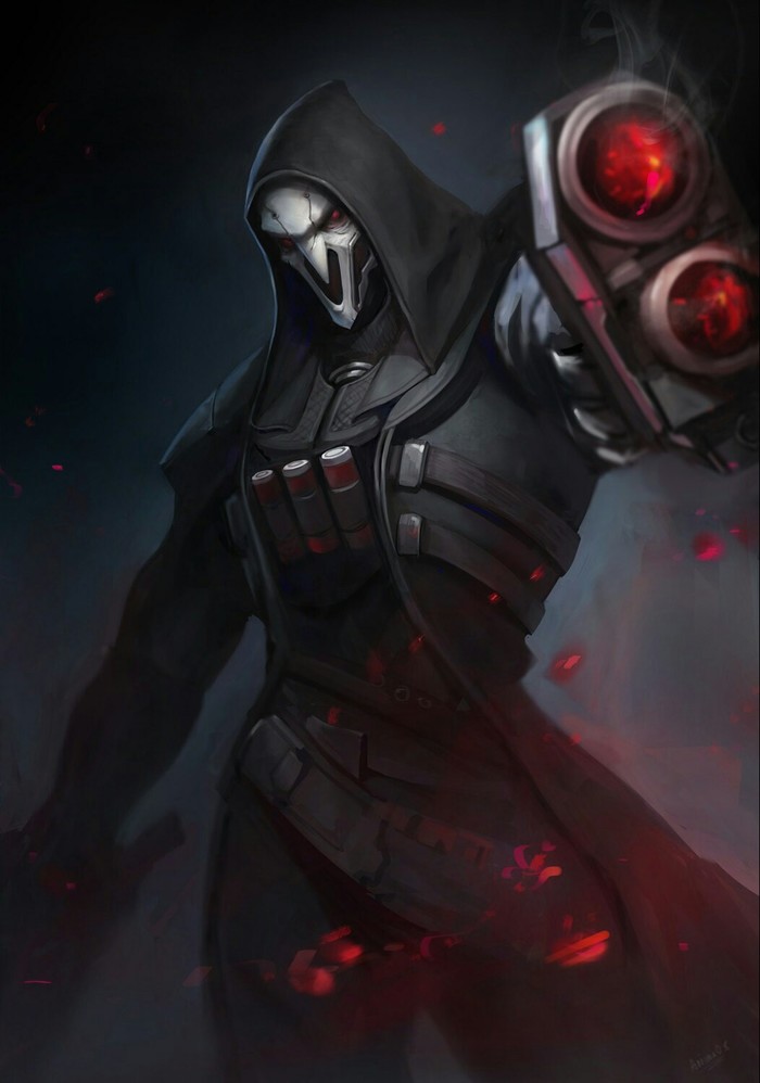 Reaper Reaper, Game Art, Overwatch