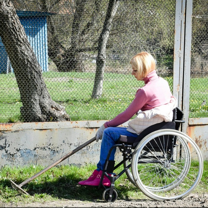 Photo from Saturday. - My, Wheelchair Disabled, Saturday clean-up, Cleaning