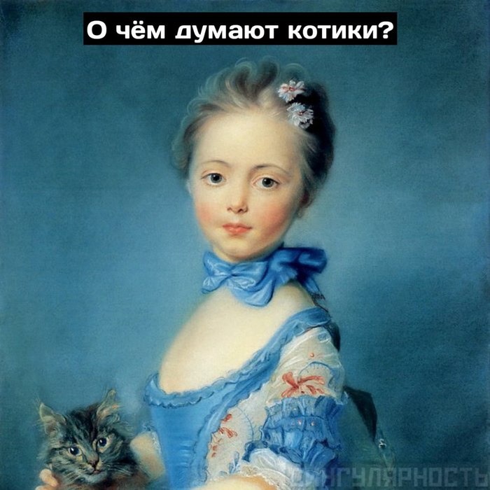 What are the cats thinking? - My, VK group, Humor, Comics, Painting, Longpost, Singularity comics, cat, Public