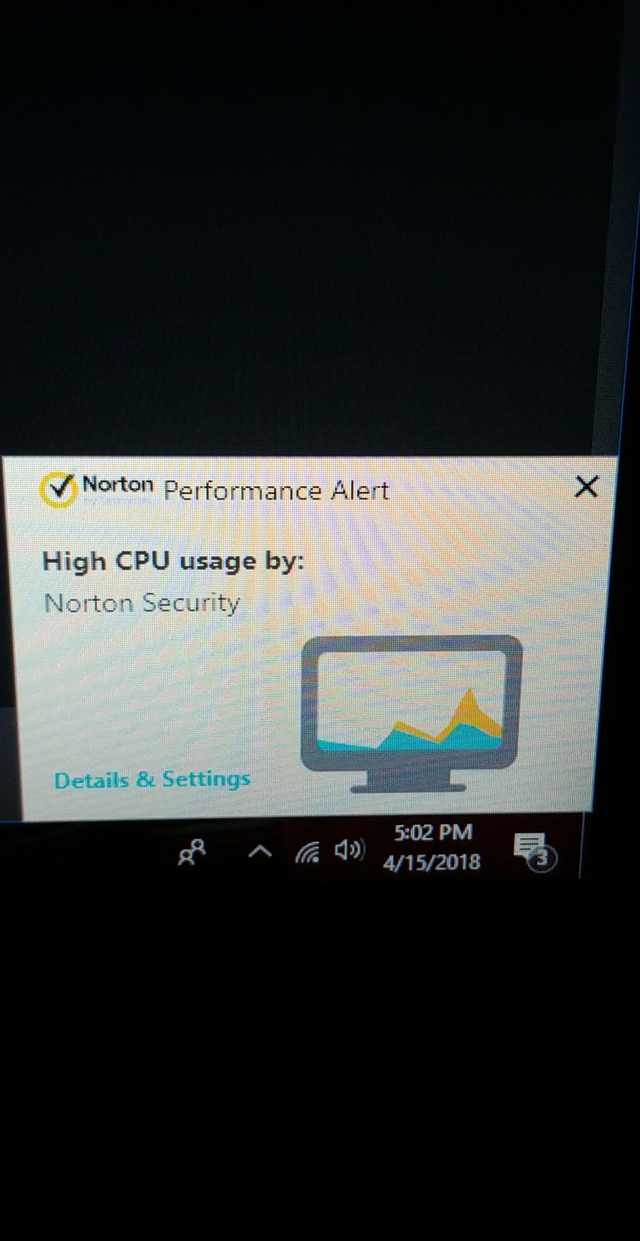 Well, it's good that he at least informs - Norton Antivirus, The photo, Reddit