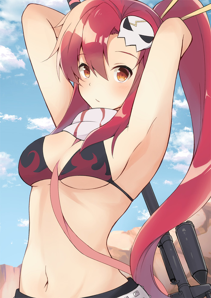 Anime art Anime Art, Gurren Lagann, Yoko Littner, 