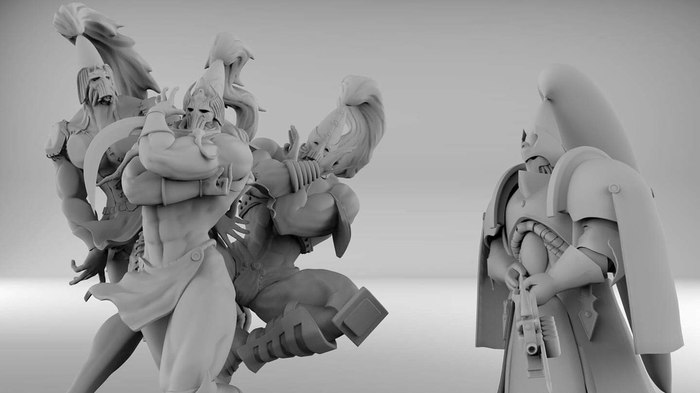 Karstodes and Wammudes by Quivering Abs Warhammer 40k, Adeptus Custodes, Tts, Wh humor, Wh miniatures, , Jojos Bizarre Adventure