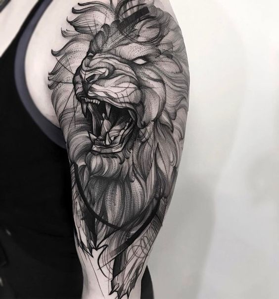 Lions Compilation - Tattoo, Graphics, , Longpost, A selection