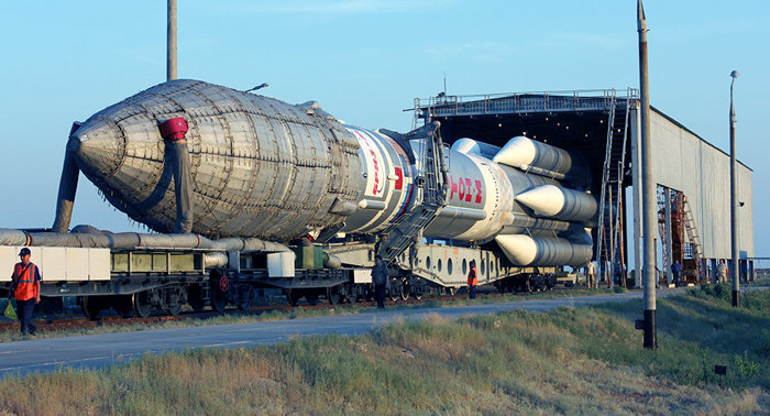Rocket Proton-M launched from Baikonur - Rocket, Proton-m, Space, Russia, Baikonur, Longpost, Roscosmos