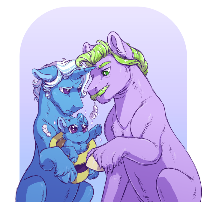 Tiny Trixie and Her Dads