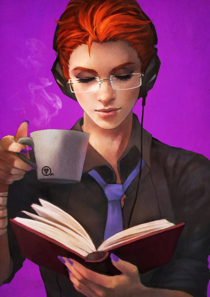 Casual Moira - Overwatch, Moira, Арт, Monorirogue