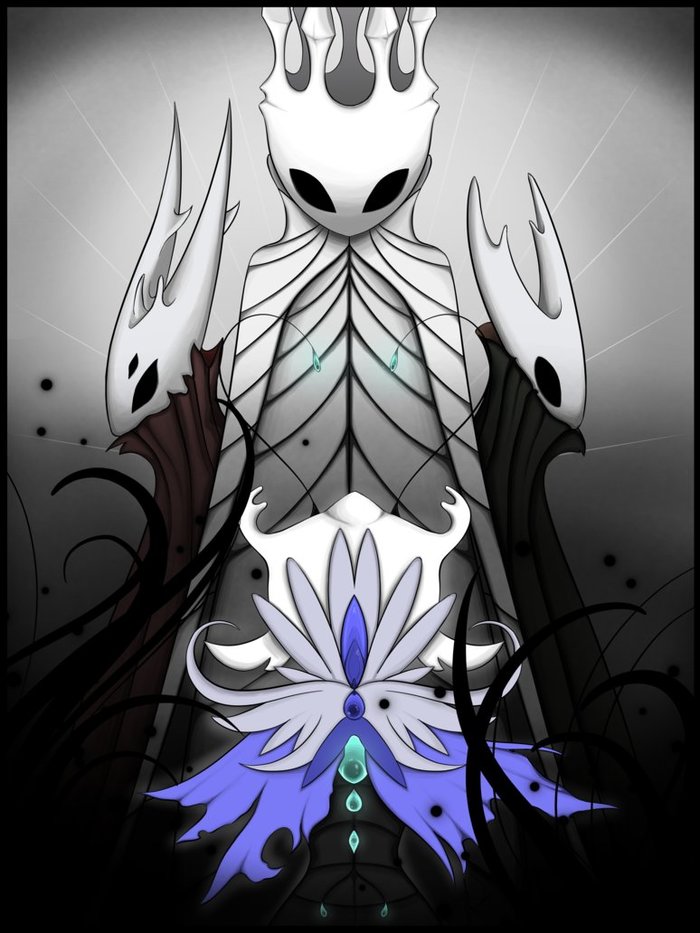 ...Born of God and Void... - Hollow knight, Art, Games