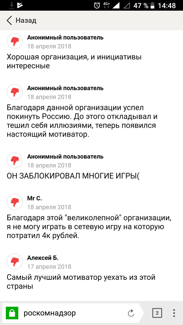 Reviews on Roskomnadzor - Telegram blocking, Roskomnadzor, Screenshot, Longpost