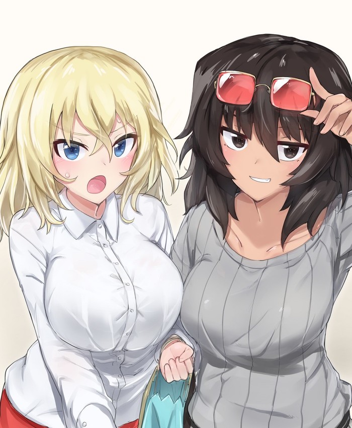 Anime Art - Girls und panzer, , Oshida, Anime, Anime Art, , Anime art