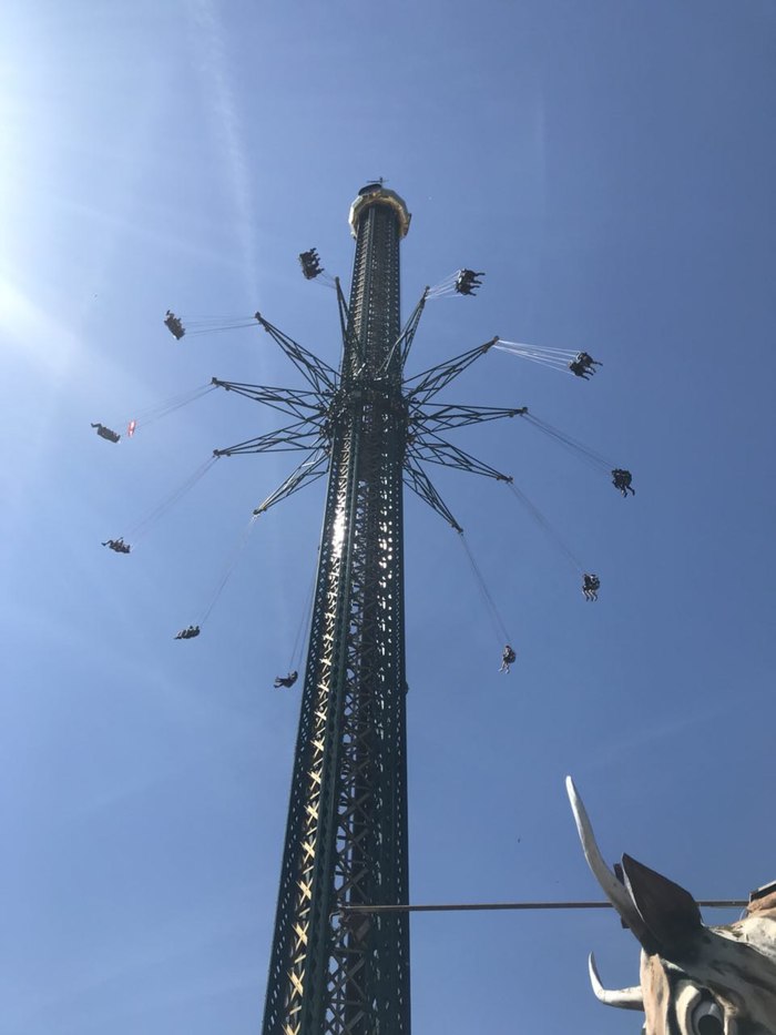 The tallest carousel in the world! - My, Attraction, Amusement park, Vein, Europe, Tourism, Carousel, Austria