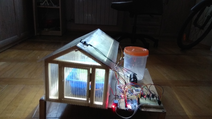 Smart greenhouse on Arduino - My, Arduino, With your own hands, 