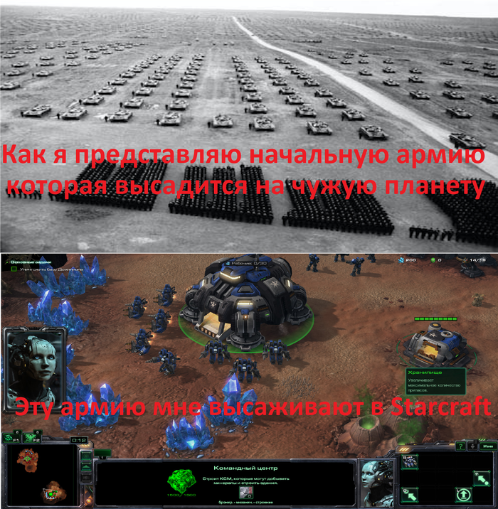 Логика StarCraft и других Дюноподобных игр