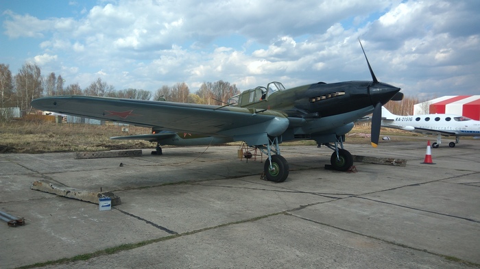 IL-2 at Oreshkovo airfield - My, IL-2, Airplane, The Second World War, The photo, Longpost