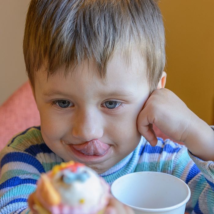 Yummy - My, A son, Cake, Sight