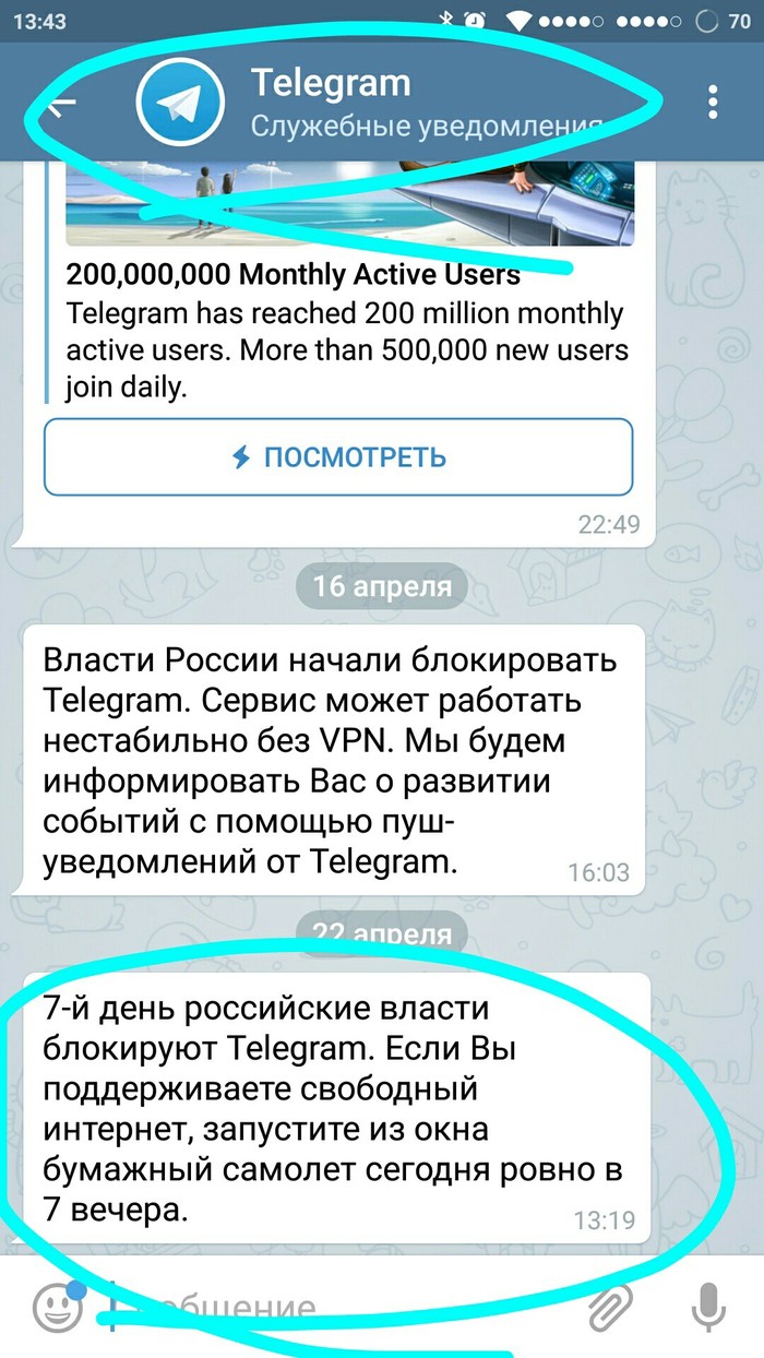 Как понять что тебя заблокировали в телеграмме