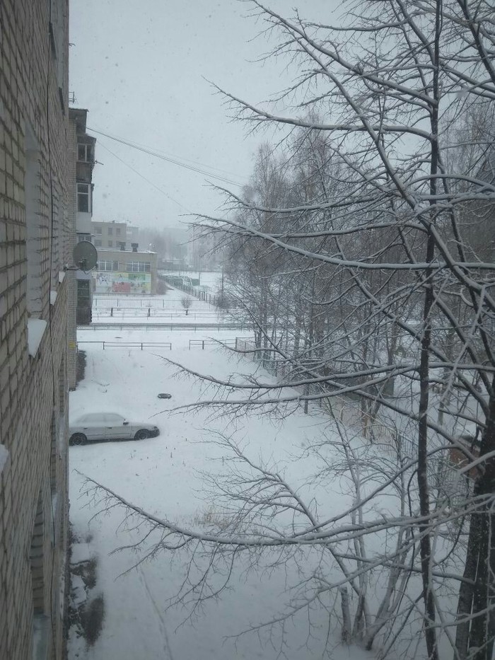 Krasnoturinsk 21.04.2018 - My, My, Snow