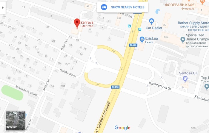 Apparently, the architect was offended - My, Penis, Cards, Dnipropetrovsk, Humor, Google maps