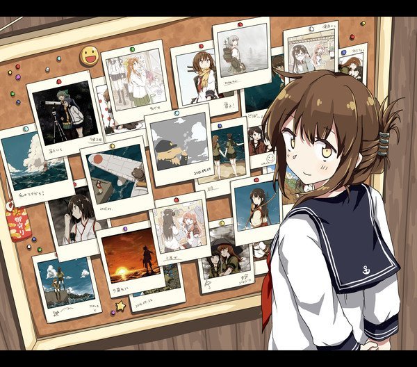 Воспоминания - Kantai Collection, Inazuma, Ikazuchi, Ooyodo, Аниме, Anime Art, Длиннопост