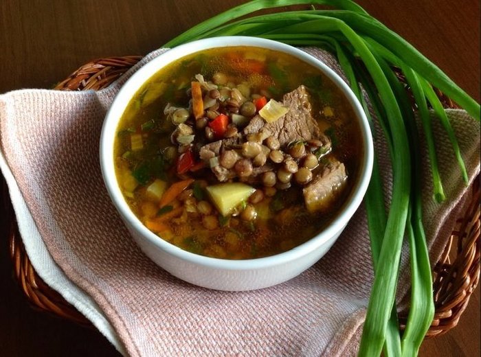 Beef soup with lentils - Soup, Beef, Lentil