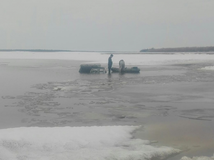 Fishing - Fishermen, Fisherman, Winter fishing, Spring, Yakutia, Russia