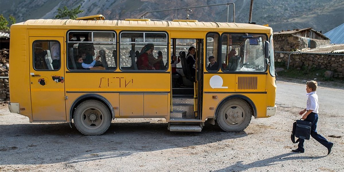 1988 год автобус с детьми