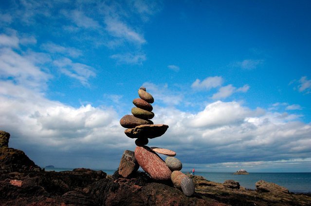 European Championships in laying stones in Dunbar (16 photos) - A rock, Shore, Scotland, Competitions, The photo, Longpost