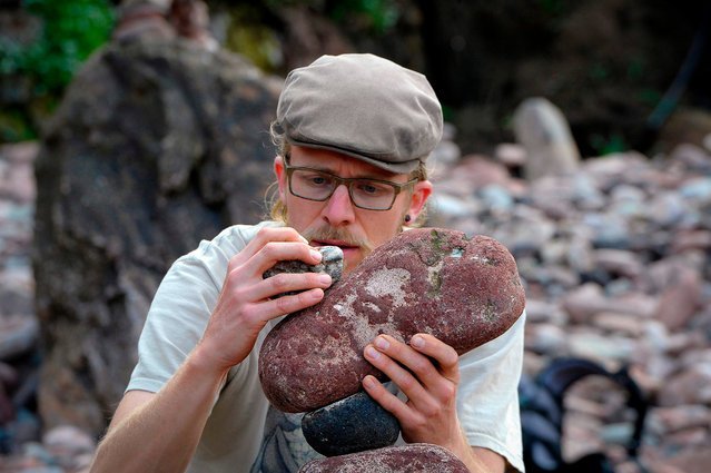 European Championships in laying stones in Dunbar (16 photos) - A rock, Shore, Scotland, Competitions, The photo, Longpost