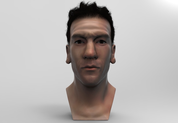 Bust of John Bernthal - My, Zbrush, 3D modeling, Art, Sculpting, Bust, Sculpture, John Bernthal, Keyshot, Longpost