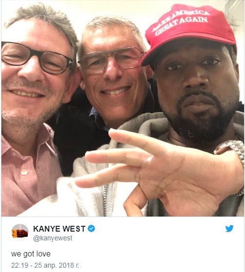 Kanye West supported Trump on Twitter. - Social networks, Politics, Music, Donald Trump, Kanye west, Longpost