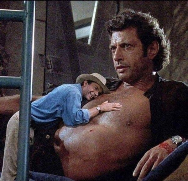 What a goddamn Jeff Goldblum I have! - Photoshop, Sam Neil, Jeff Goldblum