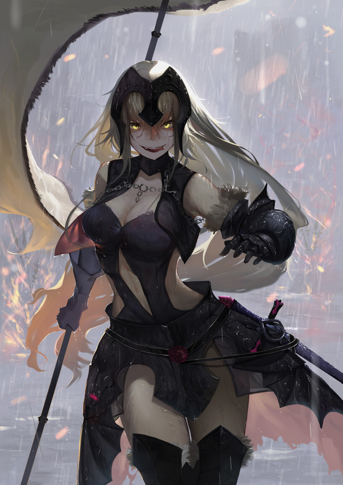 Jeanne Alter Anime Art, , Fate, Jeanne Alter, Isaka wasabi