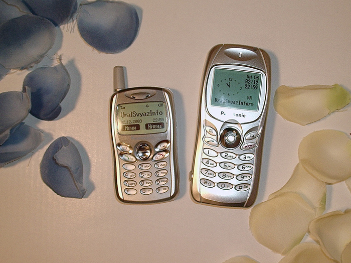 The first cells in the family - My, Mobile phones, , Panasonic, Retro, Uralsvyazinform, Nostalgia