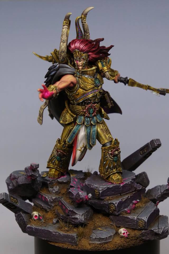 Magnus the Red - Warhammer 40k, Primarchs, Wh miniatures, Magnus the red, Modeling, Longpost