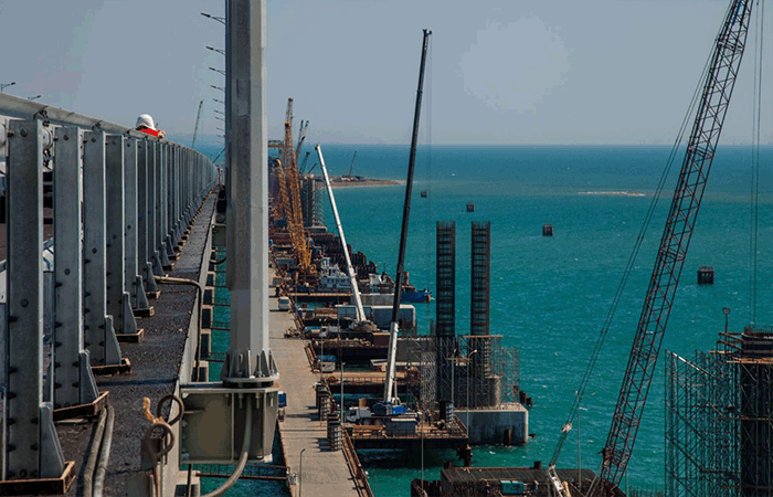 Crimean bridge in Crimea - Russia, Crimea, Crimean bridge, Kerch bridge, Longpost