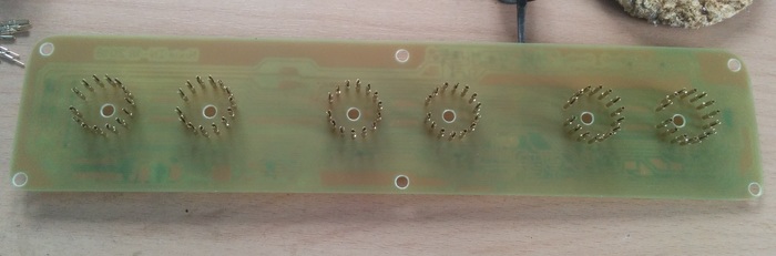 Часы на ИН-18 - самых больших из советских ламп Никси, Ламповые часы, Nixie clock, Лампа, Длиннопост