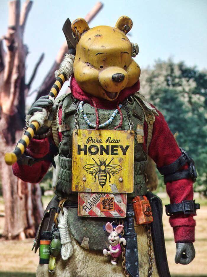 Honey... Honey never changes. - Winnie the Pooh, Post apocalypse