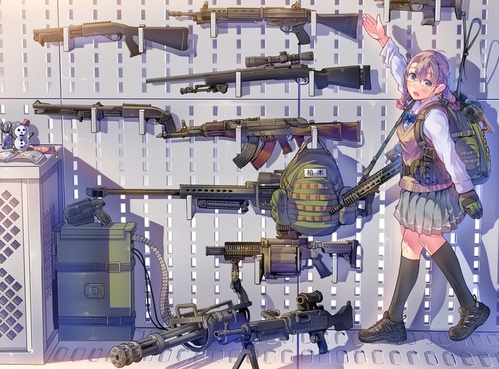 Little Armory - Anime art, Anime, Anime original, 