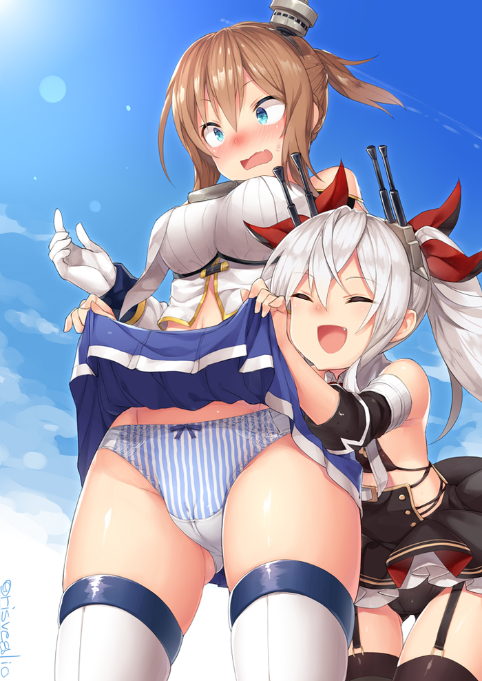 Anime art - NSFW, Панцу, Anime Art, Azur Lane, Верблюжья лапка, Repulse, Вампиры