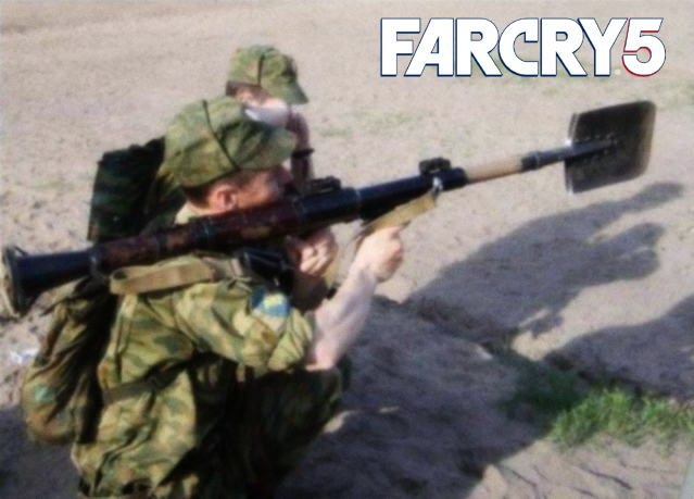 Gamedev news: Far Cry 5 introduced an RPG equipped with shovels. - Far cry 5, Far cry, Shovel, Games, Video