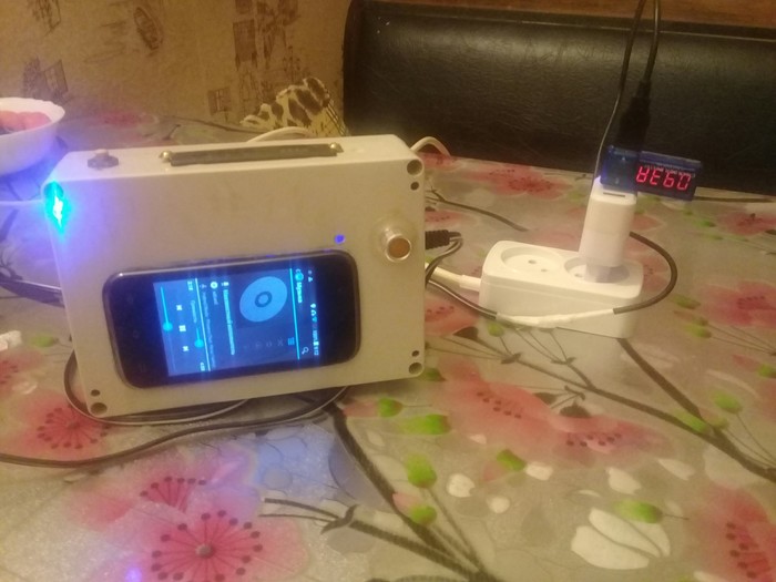 Junk radio with usb and android - My, Radio, Android, FM, Portable speaker, USB, I share, Longpost