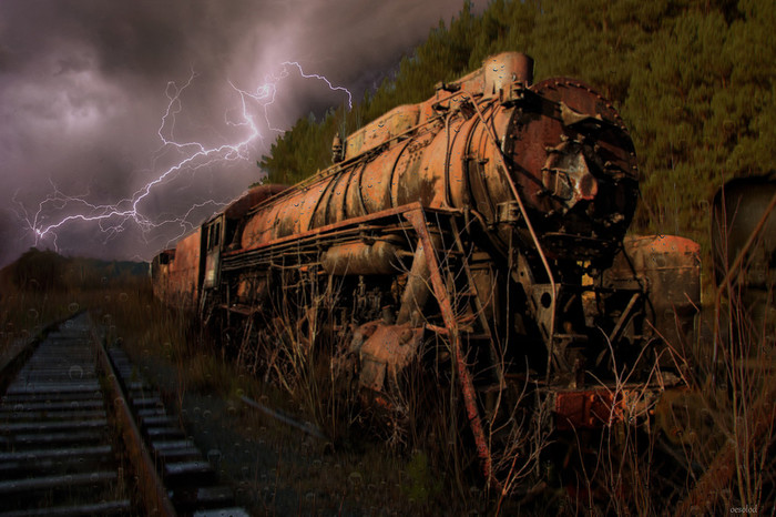 Cemetery of locomotives, Perm region - My, , Urbanism, Abandoned, Perm Territory, Longpost, Video