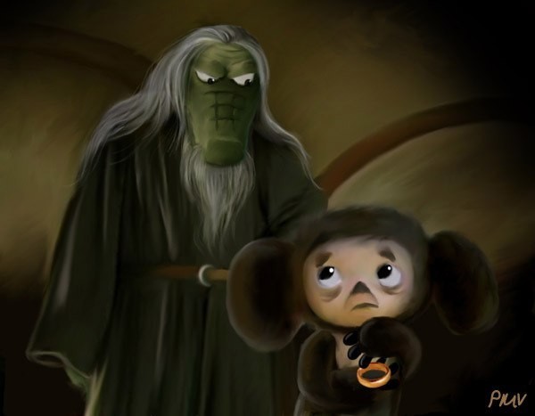 Crocodile Genlaf - Crocodile Gena, Cheburashka, Lord of the Rings, Images