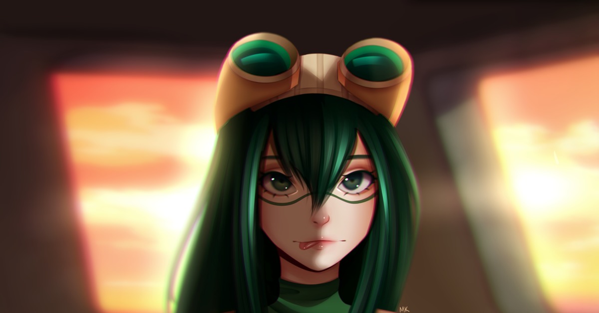 Ui tsu. Tsuyu Asui. Цую Асуи моя геройская Академия. Тсую Чан. Усуи Тсую.