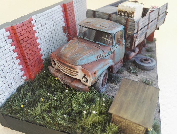 Trucks and special equipment in miniature - Stand modeling, Diorama, Longpost, Truck