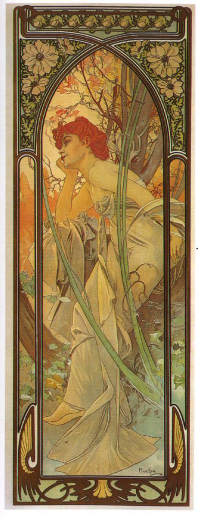 Разгребаем старый хард: часть 10 / Vol 3 Alphonse Mucha - Арт, Иллюстрации, Не мое, Alphonse Mucha, Ретро, Длиннопост