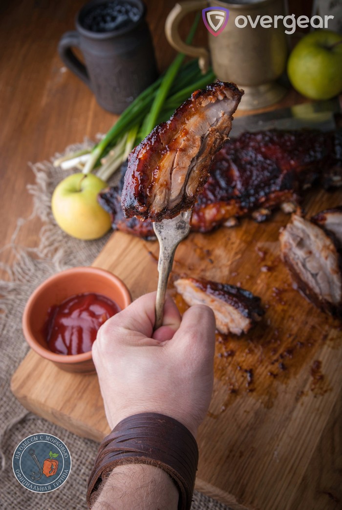 Кабаньи ребрышки в пиве.BeerBasted Boar Ribs. World of Warcraft Пикабу