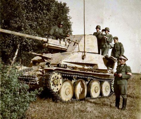 Marder II, self-propelled artillery mount. - My, Sau, Self-propelled gun, The Great Patriotic War, 1941, Germany, Fascism, Longpost