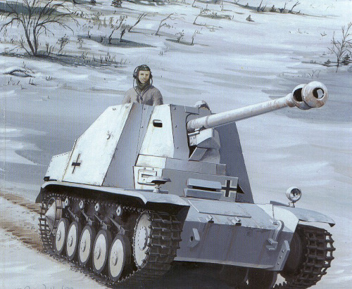 Marder II, self-propelled artillery mount. - My, Sau, Self-propelled gun, The Great Patriotic War, 1941, Germany, Fascism, Longpost