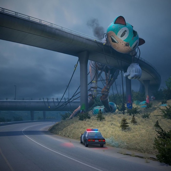    ,  , Simon stalenhag, Coub, , , , Pixel Art