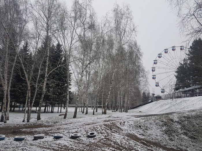 Where are you, summer? - My, Not may month, Snow, Winter, Barnaul, Not funny, View from the window, Morning is never good, May